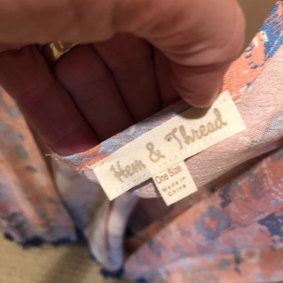 Beach Cover Up or Summer Top - Picture 3 of 3